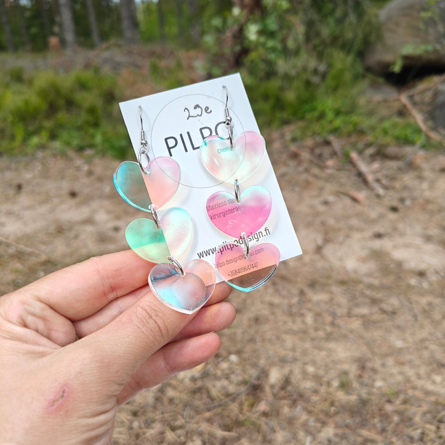 Three Hearts Holo