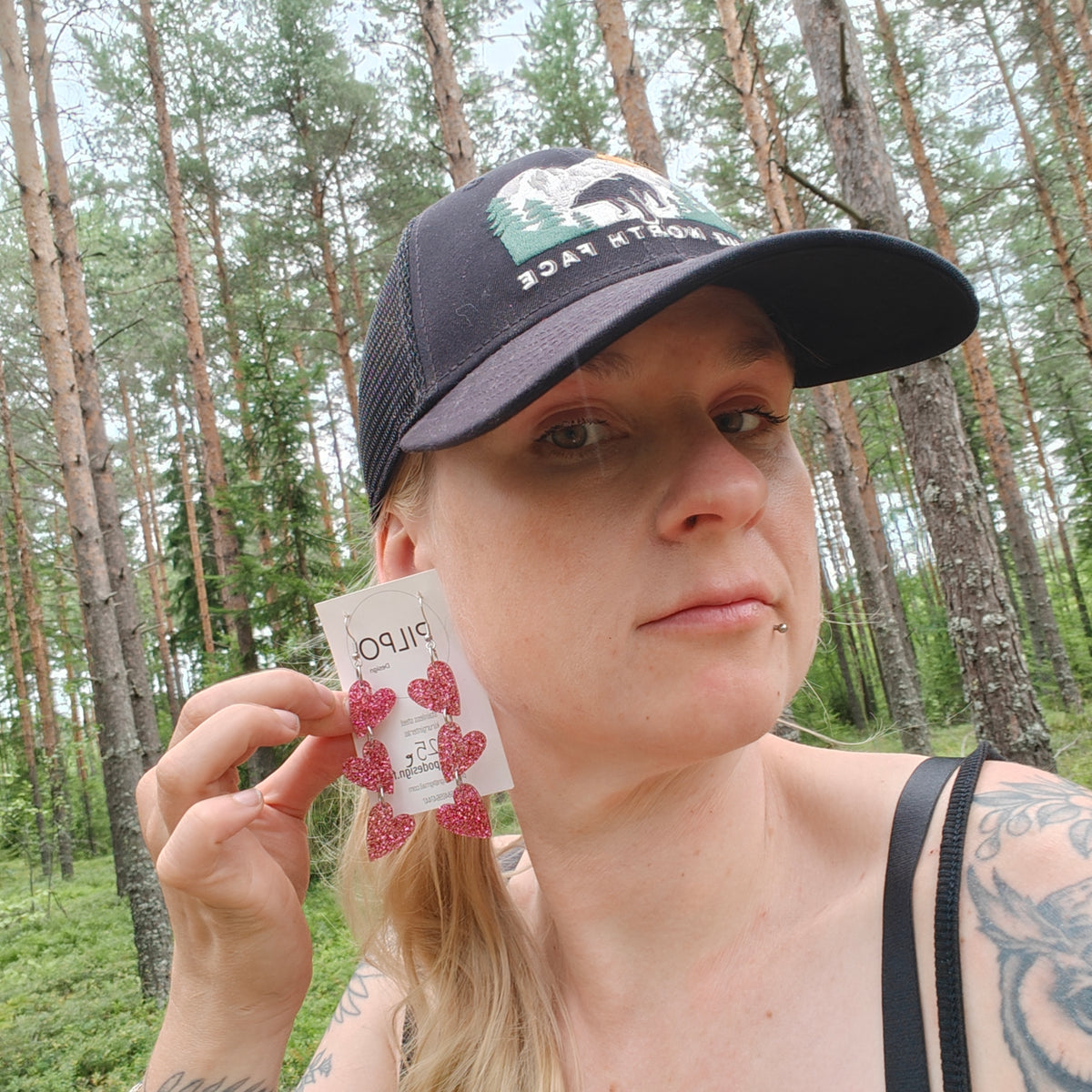 Tripla-sydän pinkki