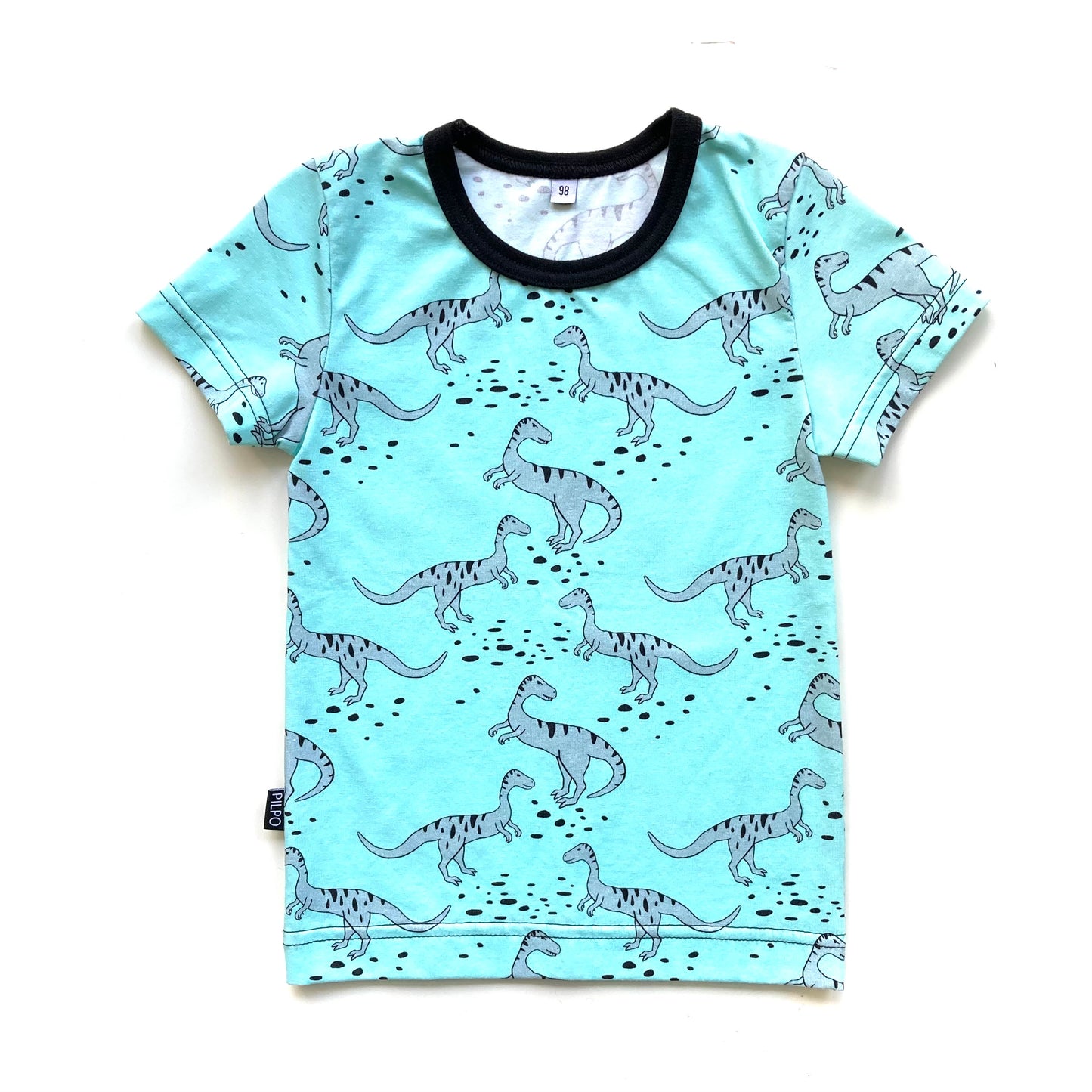 Lyhythihainen T-paita Dinot (minttu)