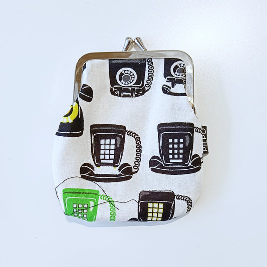 Pyöreä Kortti-kukkaro 8cm Puhelin