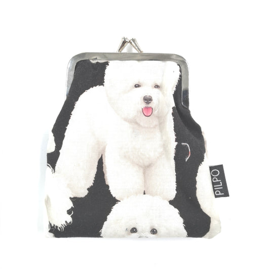 Kortti-kukkaro 8cm Bichon Frise
